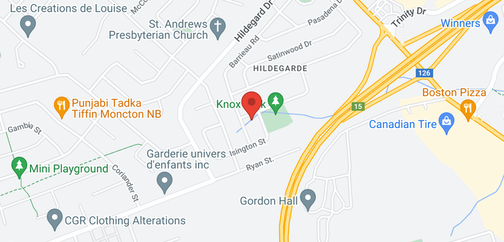 map of 99 Knox DR